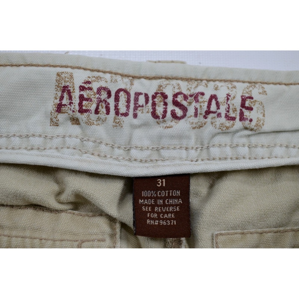 Aeropostale Vintage Distressed Cargo Shorts Men's Size 31 90s Y2K - Picture 10 of 16